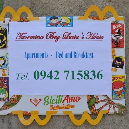 Taormina Bay Lucia's House Bed and Breakfast Nizza di Sicilia Exterior foto